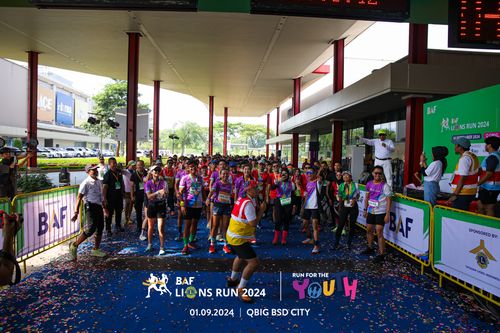 Race photo from BAF LIONS RUN 2024