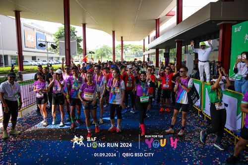 Race photo from BAF LIONS RUN 2024