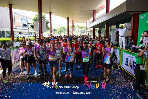 Race photo from BAF LIONS RUN 2024
