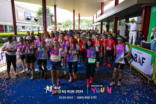 Race photo from BAF LIONS RUN 2024