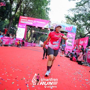 Race photo from SMARTFREN RUN 2026