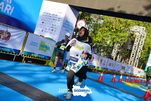 Race photo from Taman Budaya x BOGORUN 2025