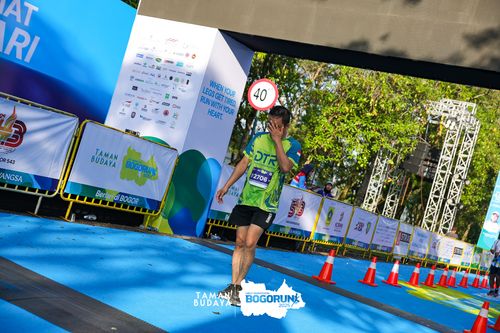 Race photo from Taman Budaya x BOGORUN 2025