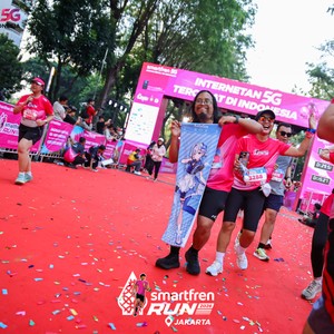 Race photo from SMARTFREN RUN 2026