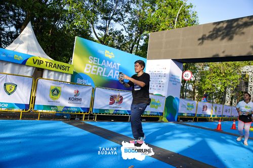 Race photo from Taman Budaya x BOGORUN 2025
