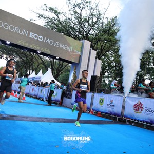 Race photo from BOGORUN 2026
