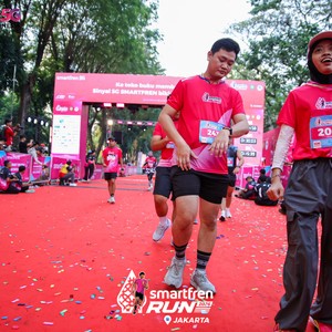 Race photo from SMARTFREN RUN 2026