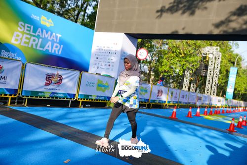 Race photo from Taman Budaya x BOGORUN 2025