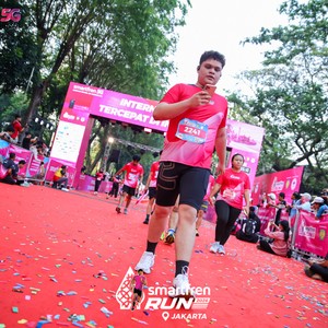 Race photo from SMARTFREN RUN 2026