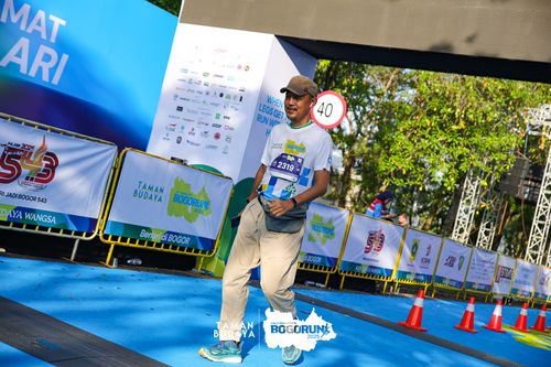 Race photo from Taman Budaya x BOGORUN 2025