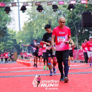 Race photo from SMARTFREN RUN 2026