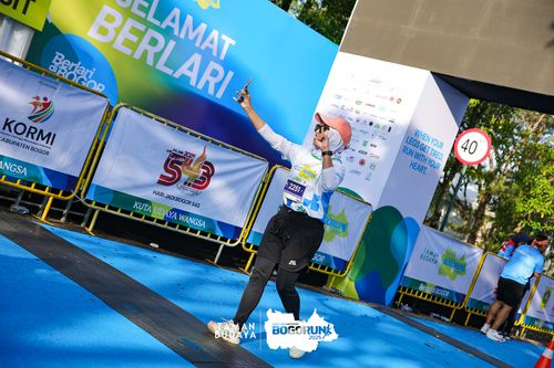 Race photo from Taman Budaya x BOGORUN 2025