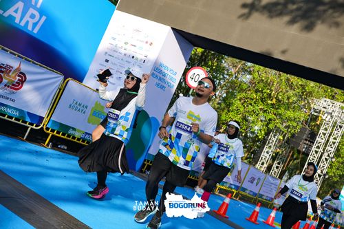 Race photo from Taman Budaya x BOGORUN 2025