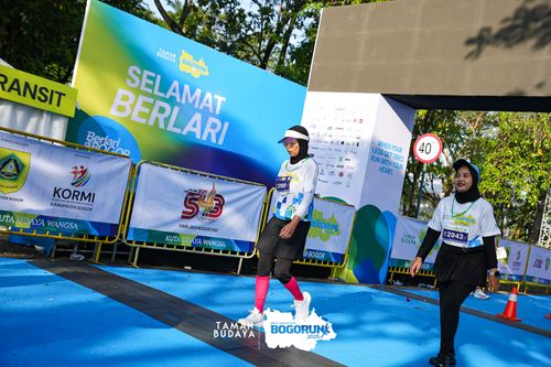 Race photo from Taman Budaya x BOGORUN 2025