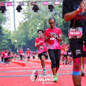 Race photo from SMARTFREN RUN 2026