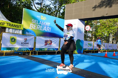 Race photo from Taman Budaya x BOGORUN 2025