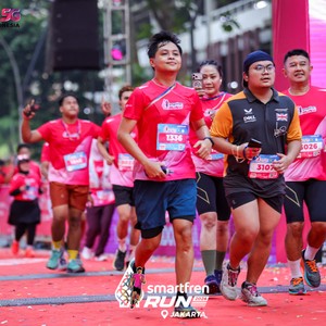 Race photo from SMARTFREN RUN 2026