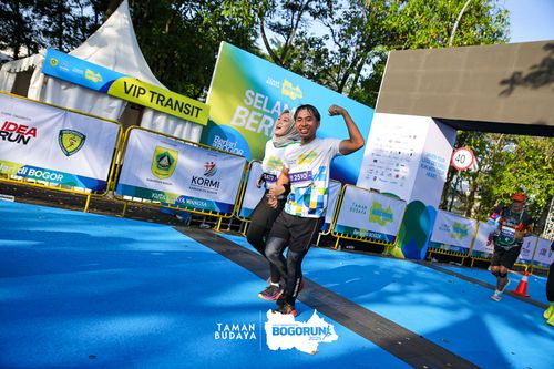 Race photo from Taman Budaya x BOGORUN 2025