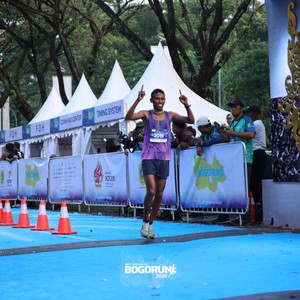 Race photo from BOGORUN 2026