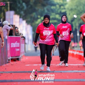 Race photo from SMARTFREN RUN 2026