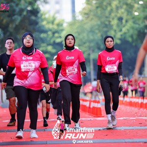 Race photo from SMARTFREN RUN 2026