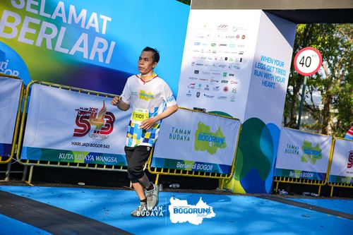 Race photo from Taman Budaya x BOGORUN 2025
