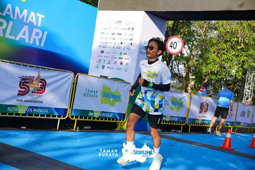 Race photo from Taman Budaya x BOGORUN 2025
