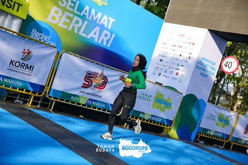 Race photo from Taman Budaya x BOGORUN 2025