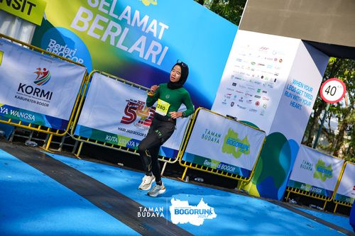 Race photo from Taman Budaya x BOGORUN 2025