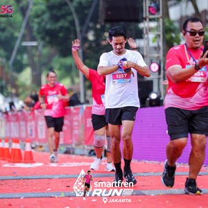 Race photo from SMARTFREN RUN 2026
