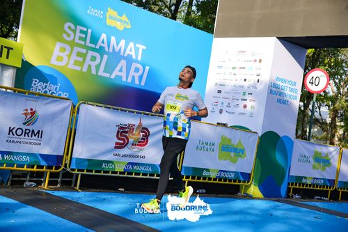 Race photo from Taman Budaya x BOGORUN 2025