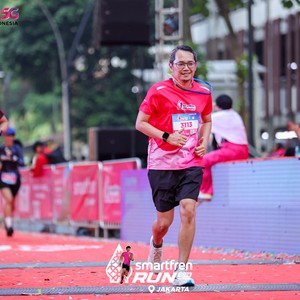 Race photo from SMARTFREN RUN 2026