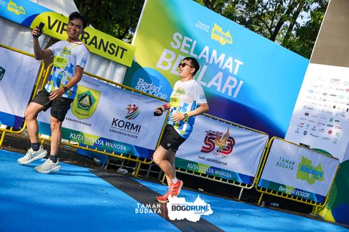 Race photo from Taman Budaya x BOGORUN 2025