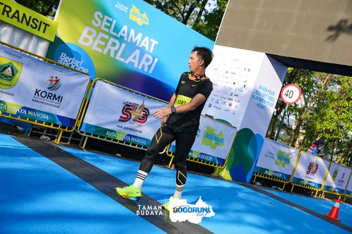 Race photo from Taman Budaya x BOGORUN 2025