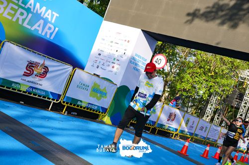 Race photo from Taman Budaya x BOGORUN 2025