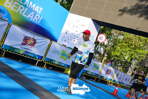 Race photo from Taman Budaya x BOGORUN 2025