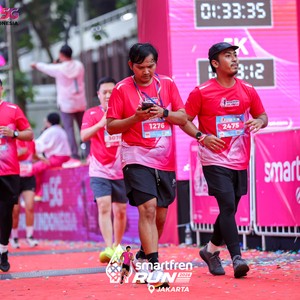Race photo from SMARTFREN RUN 2026