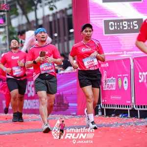 Race photo from SMARTFREN RUN 2026