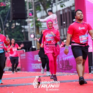 Race photo from SMARTFREN RUN 2026