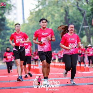 Race photo from SMARTFREN RUN 2026
