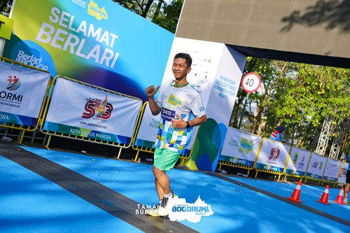 Race photo from Taman Budaya x BOGORUN 2025