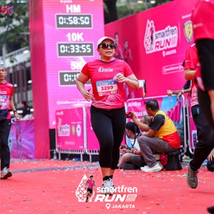 Race photo from SMARTFREN RUN 2026