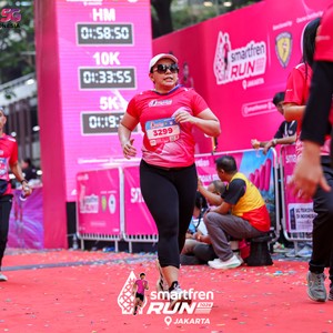 Race photo from SMARTFREN RUN 2026