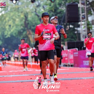 Race photo from SMARTFREN RUN 2026