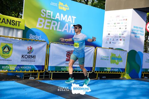 Race photo from Taman Budaya x BOGORUN 2025