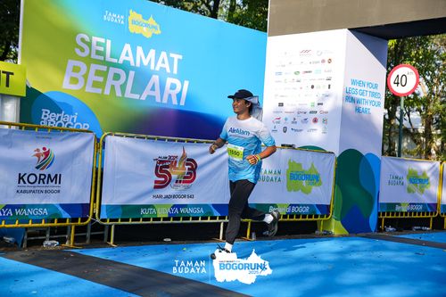 Race photo from Taman Budaya x BOGORUN 2025