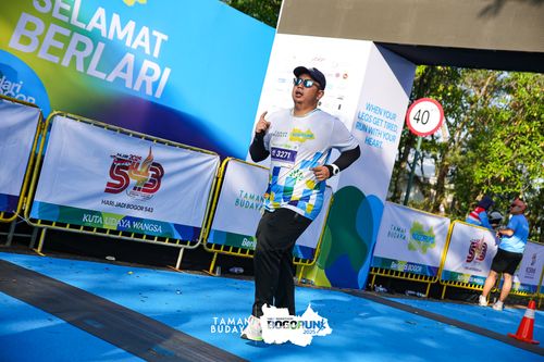 Race photo from Taman Budaya x BOGORUN 2025