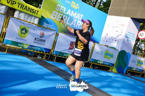 Race photo from Taman Budaya x BOGORUN 2025