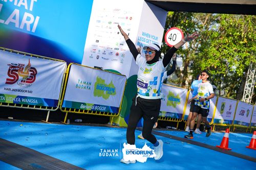 Race photo from Taman Budaya x BOGORUN 2025