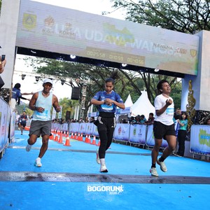 Race photo from BOGORUN 2026
